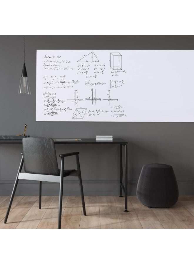 Inch wall whiteboard  sticker, dry wipe board, large wallpaper sticker, whiteboard pasted on the wall, contact paper adhesive, poster board whiteboard, with 1 mark - Image 4